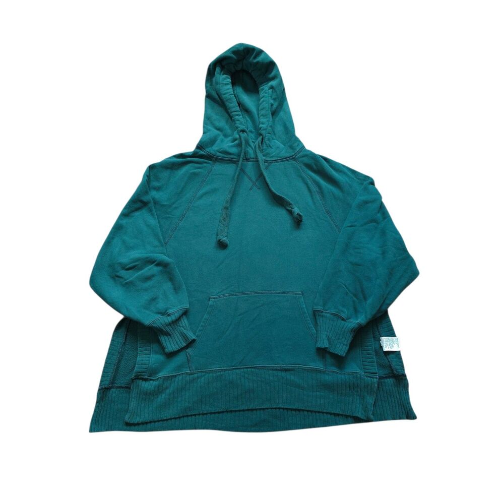 American Eagle Women's Spruce Green Hoodie Sweatshirt Size Medium EUC